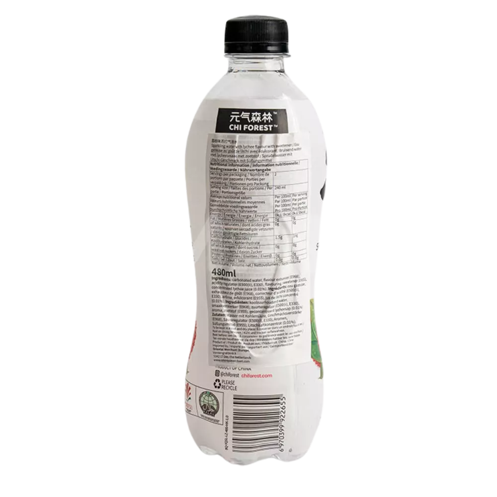 CHI FOREST bruisend water lychee smaak 480ML