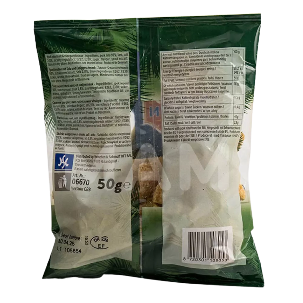 PINOY KEUKEN Chicharon Zout & Azijn 50G