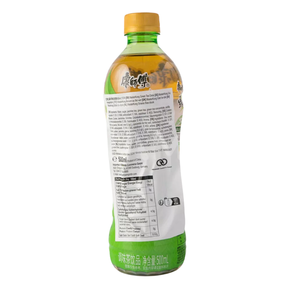 MASTER KONG Groene Thee Met Honing 500ML