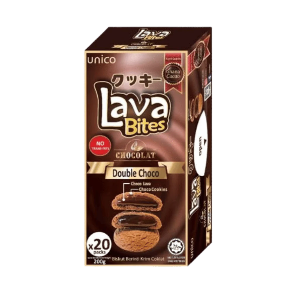 MY Lava Bites Koekjes Dubbele Choco 200G