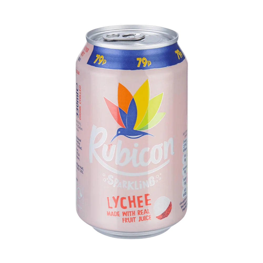 RUBICON Sprankelende Lychee Blikje 330ML