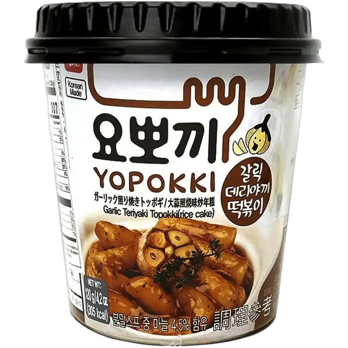 YOPOKKI Rijstcake Kopje Knoflook 120G