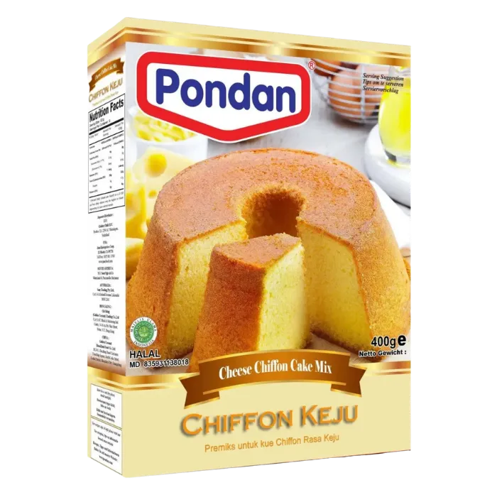 PONDAN Chiffon Cake Kaas bakmix 400G