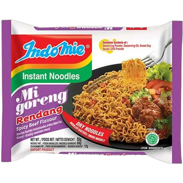 INDOMIE Noedels Mi Goreng Rendang 80G