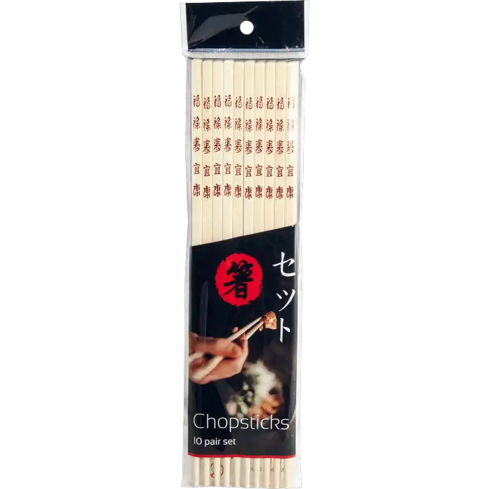 Bamboe eetstokjes 25CM 10 paar