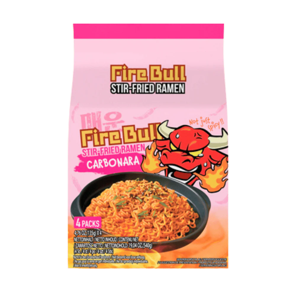 FIRE BULL Roergebakken Ramen Carbonara 135G