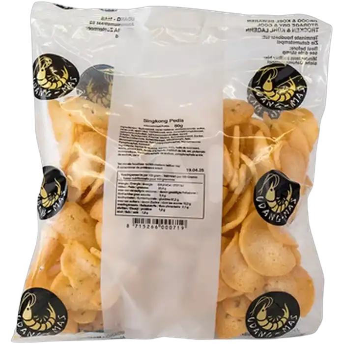 UDANG MAS Singkong Pedis Cassave Crackers Btl 80G