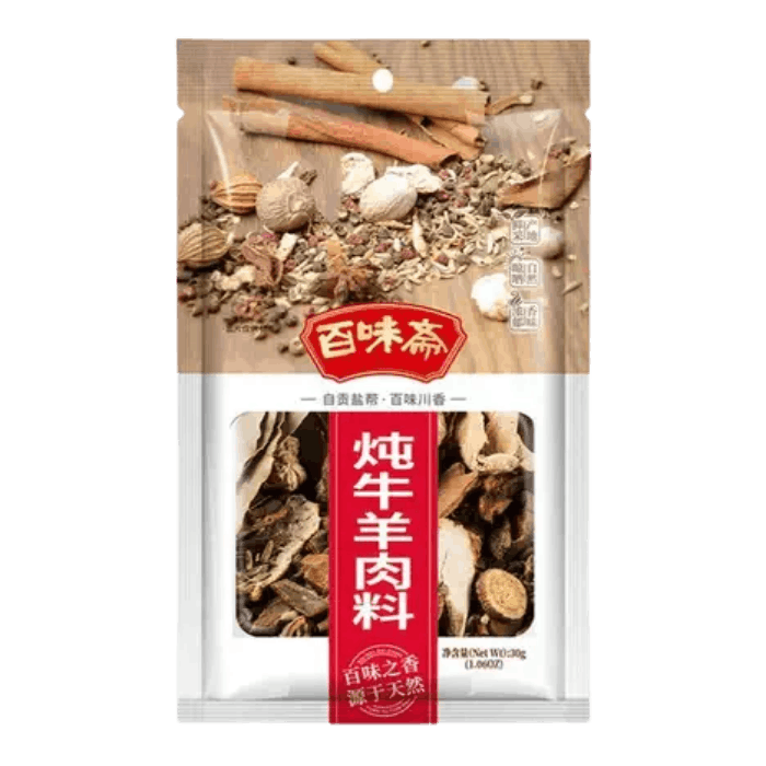 BAIWEIZHAI Kruidenmix voor gestoofd vlees 30G