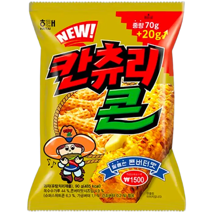 HAITAI Snack Maïsboter Smaak 90G