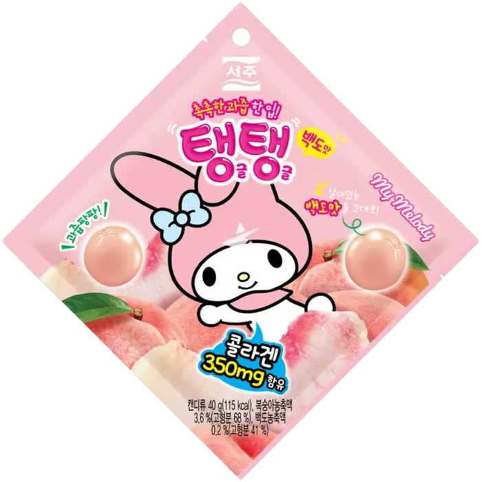 SANRIO Tang Tang Jelly Perzik 40G