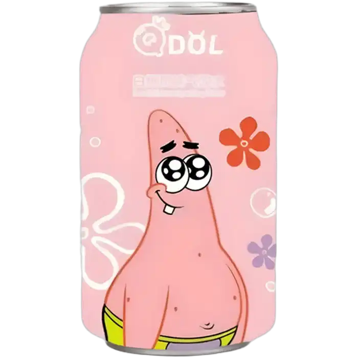QDOL Spongebob Mousserende Drank Perzik Flav. 330ML