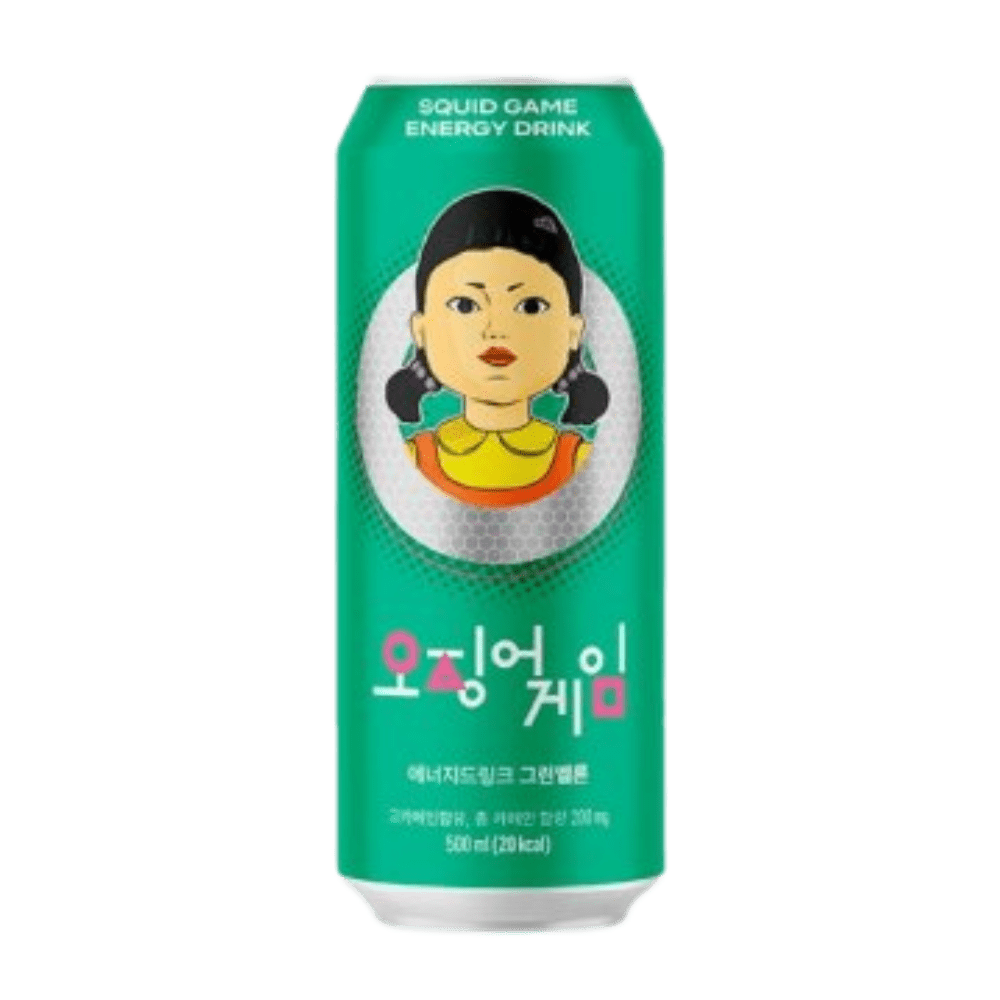 SQUID GAME Energiedrank Groene Meloen 500ML