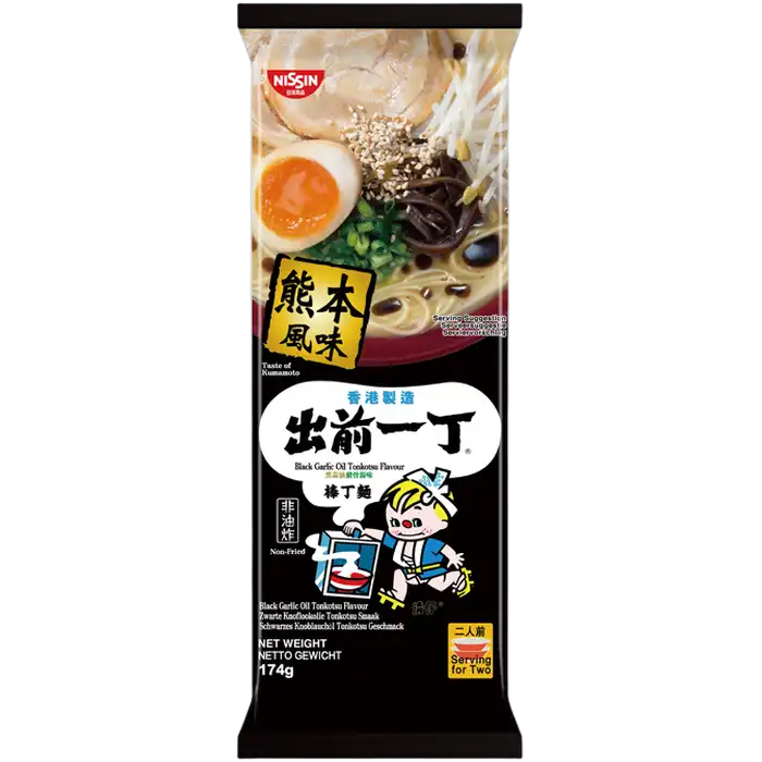NISSIN Demae Ramen Knoflook Tonkotsu Smaak 174G