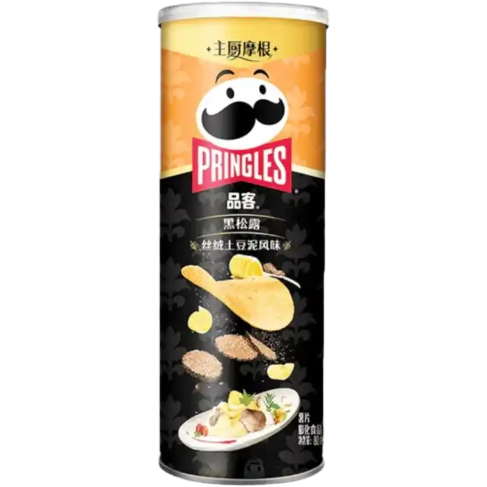 PRINGLES Zwarte Truffel Fluwelen Aardappelpuree 80G