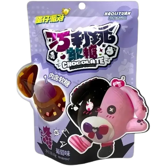 HAOLIYUAN Popping Gummies Druif 60G