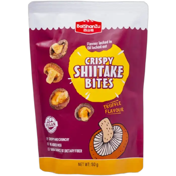 BAISHANZU Krokante Shiitake Bites Truffel 50G