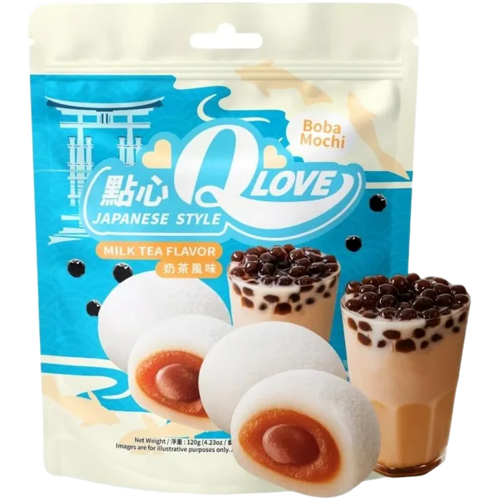 QLove Mochi Boba Melkthee Staande Zakje 120G
