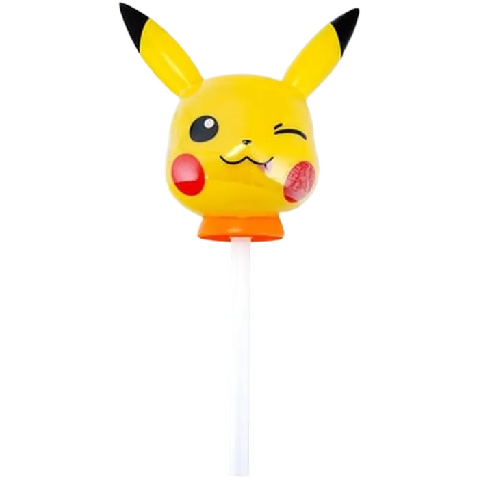 LEDA Pikachu Lollipop 18G Oranje, Aardbei, Druif