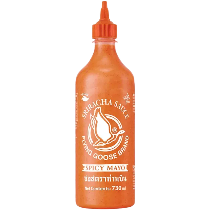 FLYING GOOSE Sriracha Chili Mayo Pittig 730ML
