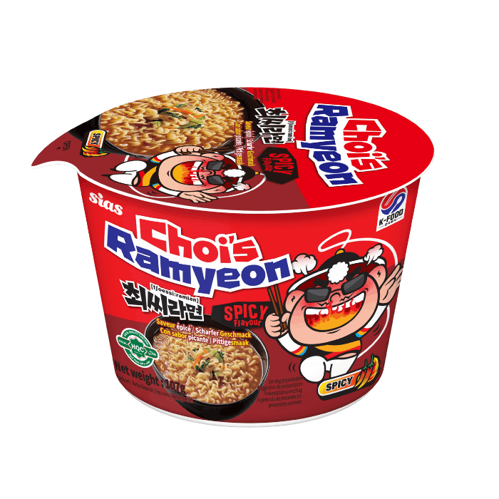 CHOI'S Instant Ramyeon Spicy Bowl 107G