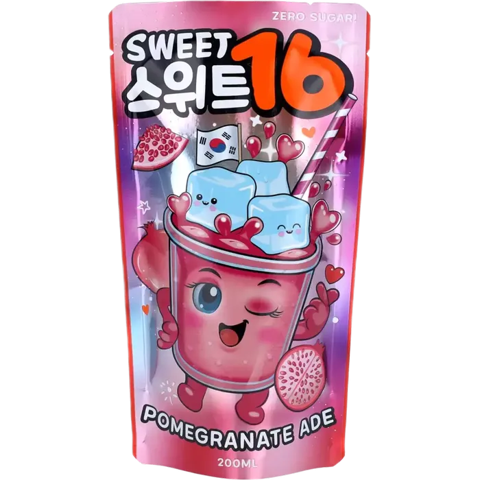 KR Sweet16 Granaatappel Nul 200ML