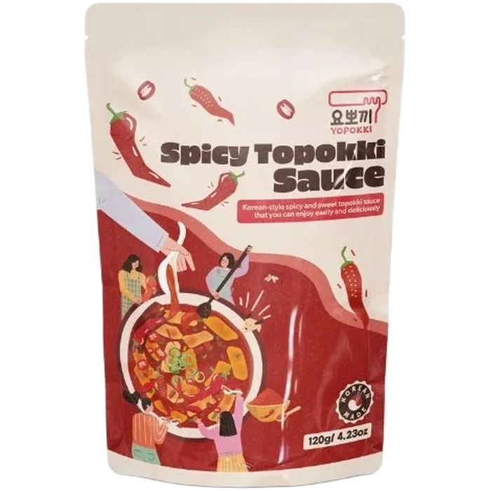 YOPOKKI Topokkisaus Pittig 120G
