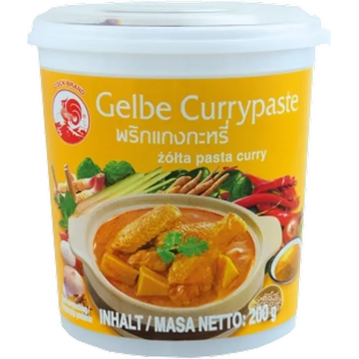COCK MERK Gele Currypasta 200G