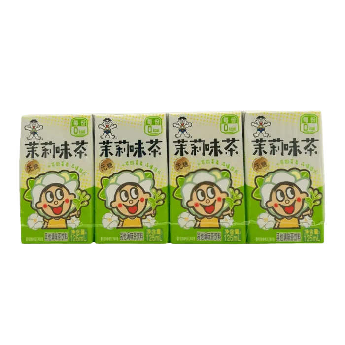 WANT WANT ijsthee jasmijnthee gezoet 4x125ml
