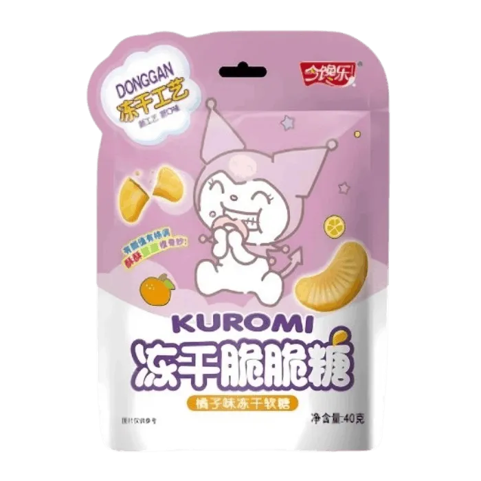 SANRIO Kuromi Gevriesdroogd Oranje Snoep 40G