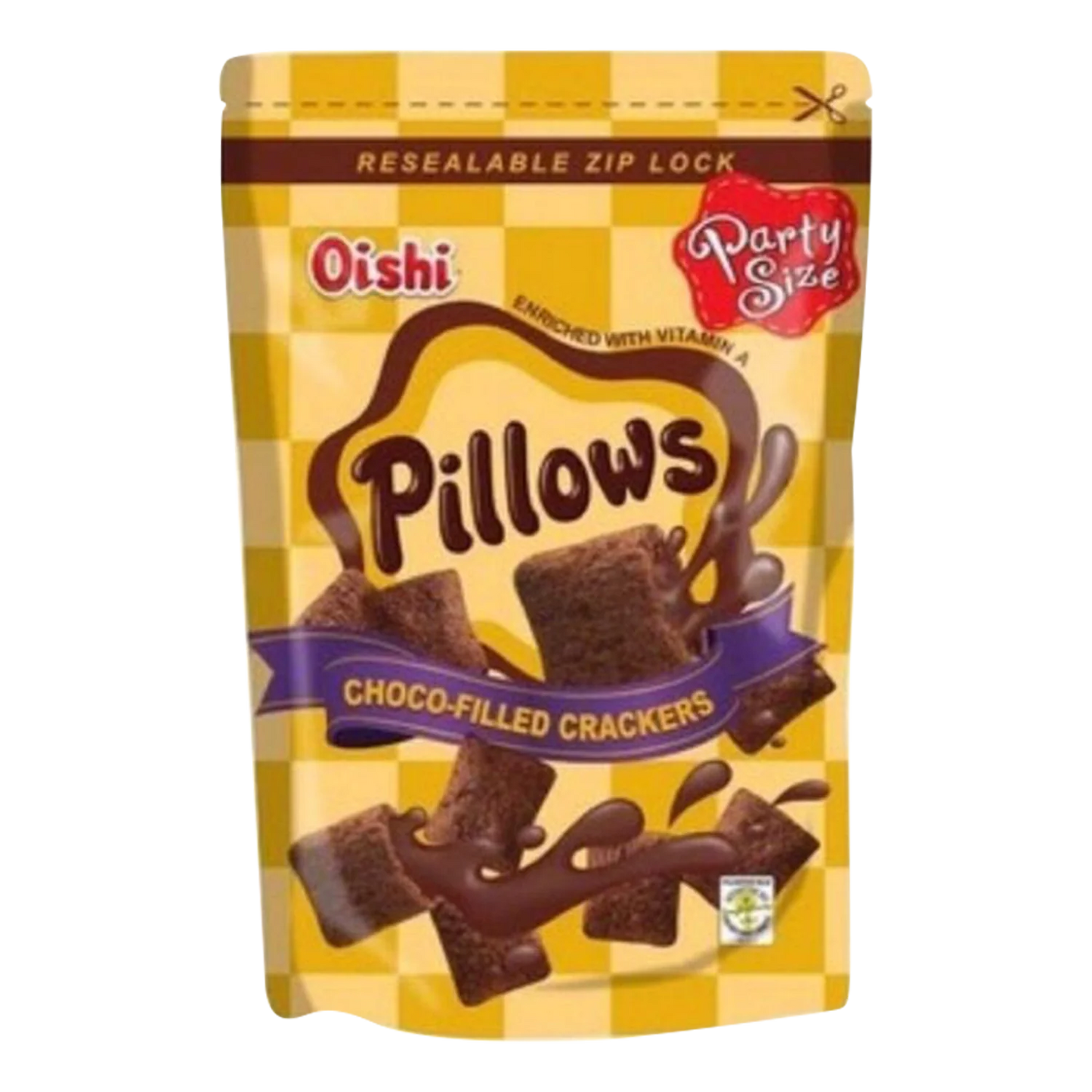 Pillows Choco Gevulde Crackers 150g