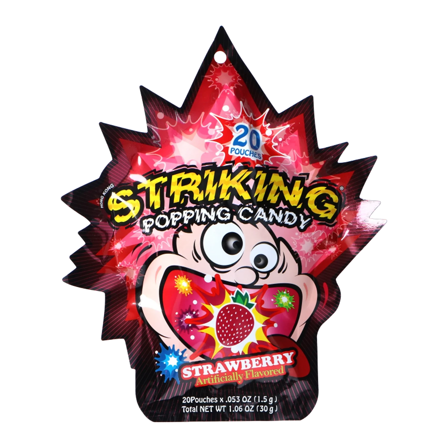 OPVALLEND Popping Candy Aardbei 30G