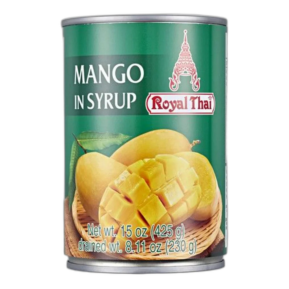 ROYAL THAI Mangoschijfjes Op Siroop 425G