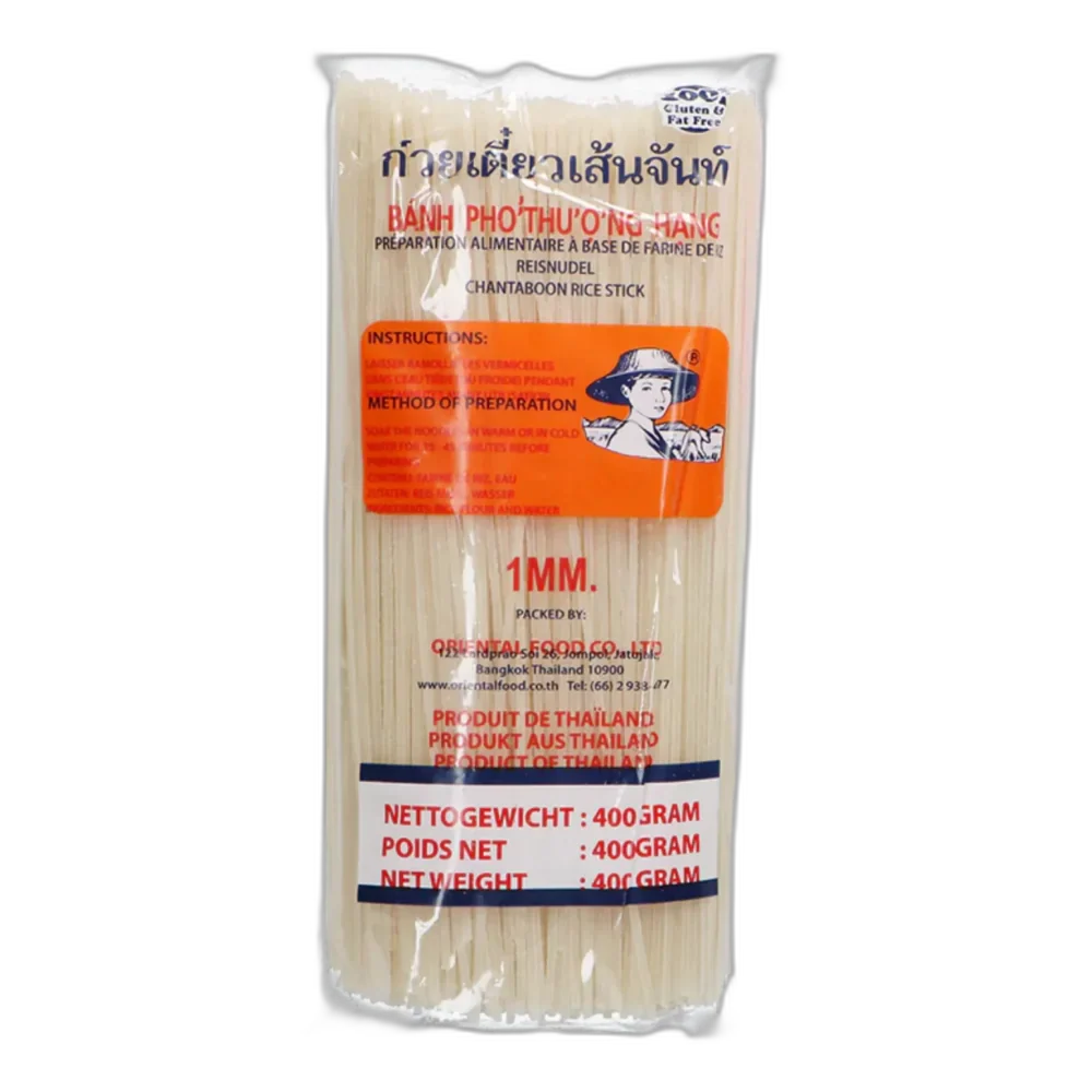 BOER Rijststicks 1mm Rond 400G