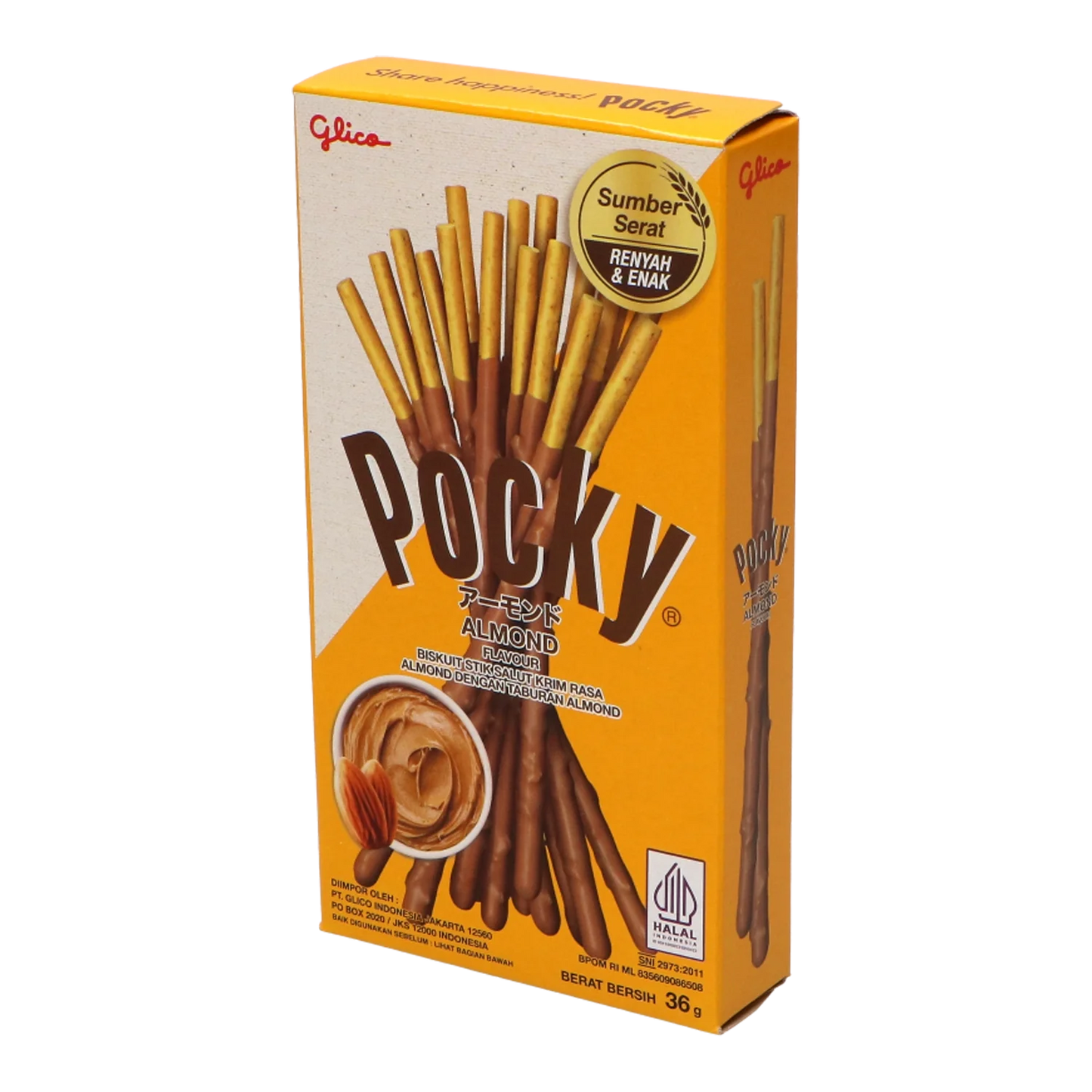 POCKY Koekjesstokjes Amandel 36G