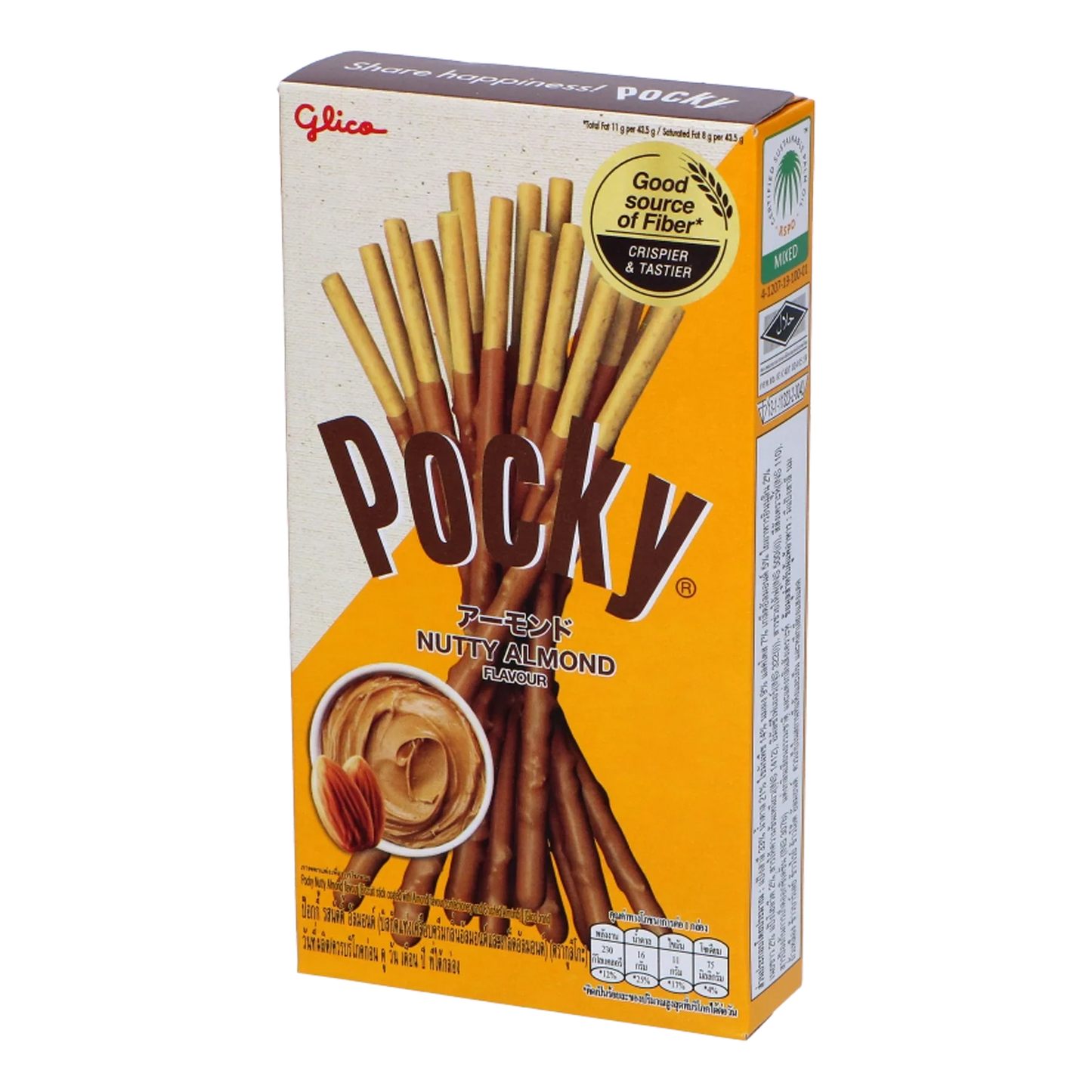 POCKY Biscuit Sticks Nootachtige Amandel 43,5G