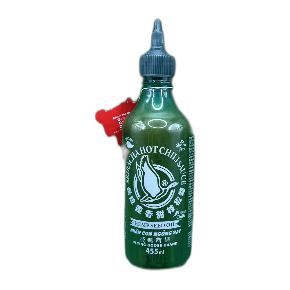 VLIEGENDE GANS Sriracha Met Hennepzaadöl 455ML