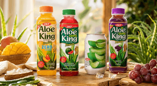 Aloe Vera Getränke – Erfrischung mit Fruchtstückchen aus Asien
