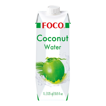 FOCO puur kokoswater 100% natuurlijk 1000ml