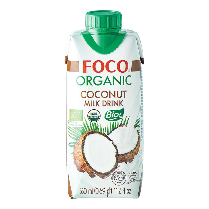 FOCO biologische kokosmelkdrank tetrapack 330ML