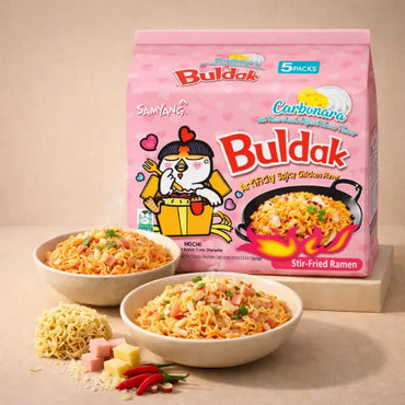 SAMYANG Buldak Carbonara Hot Chicken Ramen 5x130G