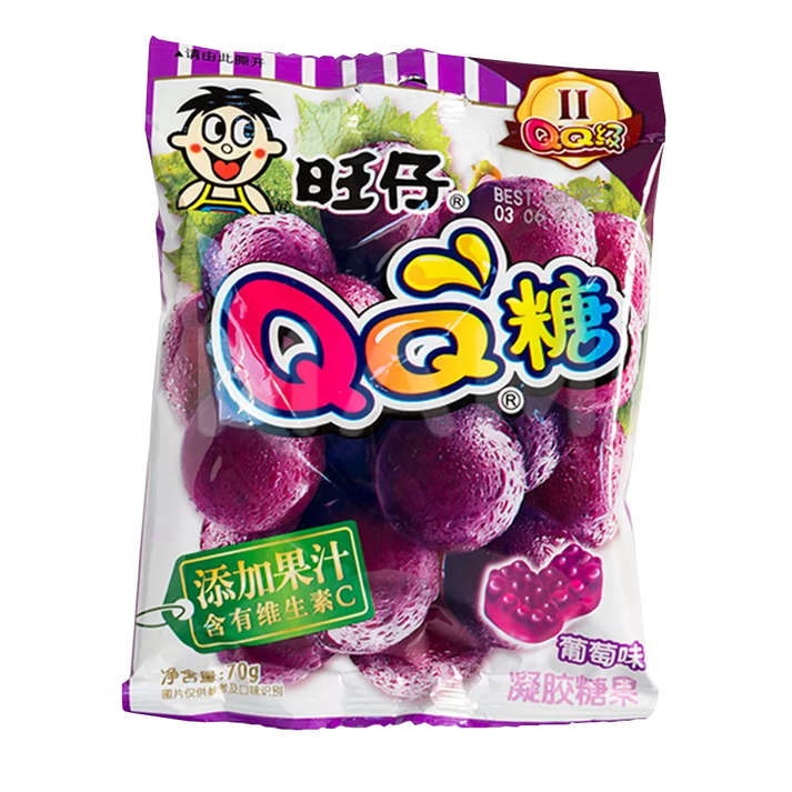 WANT WANT QQ Gummy Candy Druif 70G