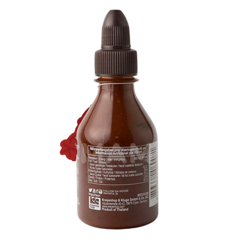 VLIEGENDE GANS Sriracha Zwarte Peper 200ML
