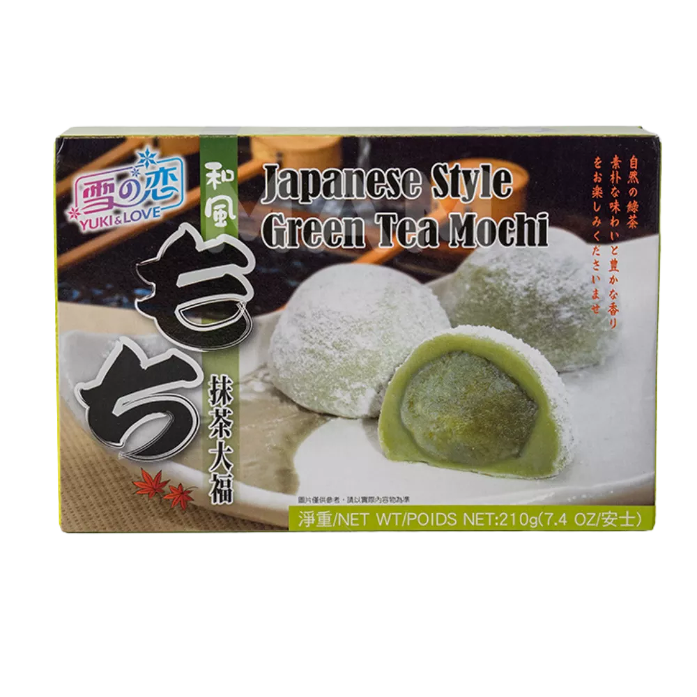 Y&L Mochi Rijstwafel Groene Thee Pk 210G