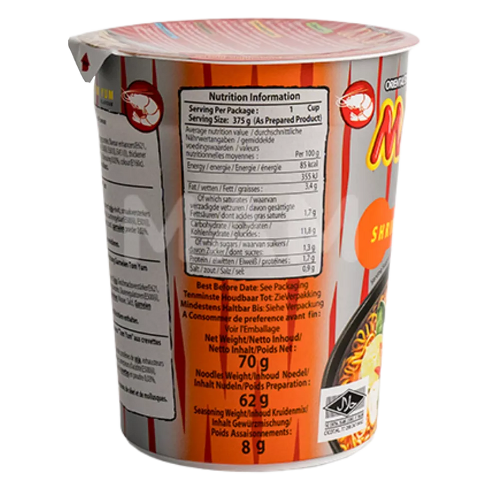 MAMA Instant Noedels Garnalen Tom Yum Cup 70G