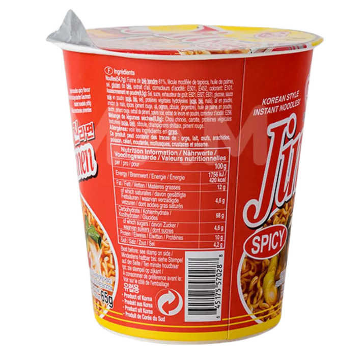 OTTOGI JIN Ramen Kopje Pittig 65G