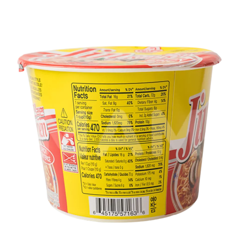 OTTOGI JIN Ramen Grote Kop Pittig 110G