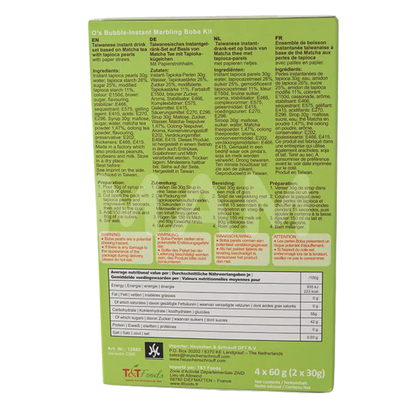 O's Bubble Instant Boba Matcha-thee 240G