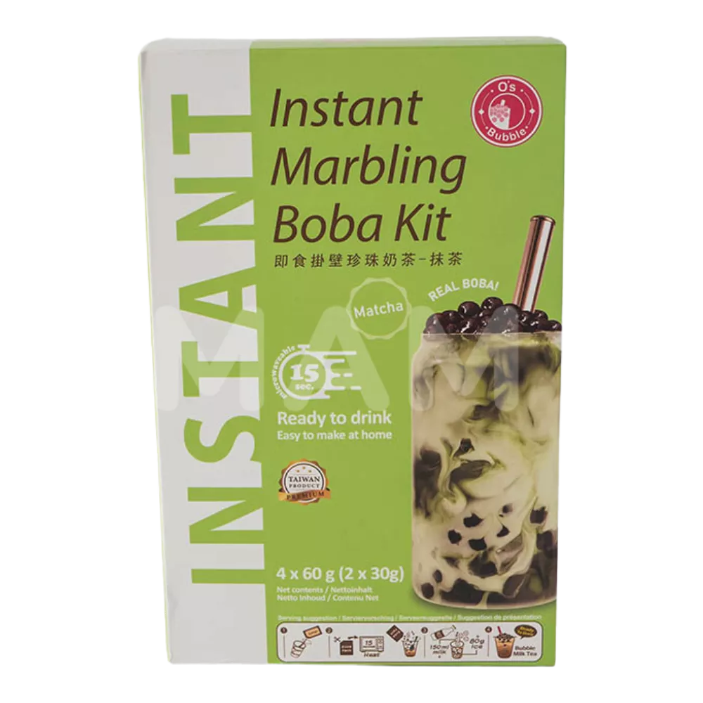 O's Bubble Instant Boba Matcha-thee 240G