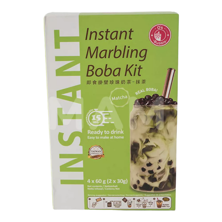 O's Bubble Instant Boba Matcha-thee 240G