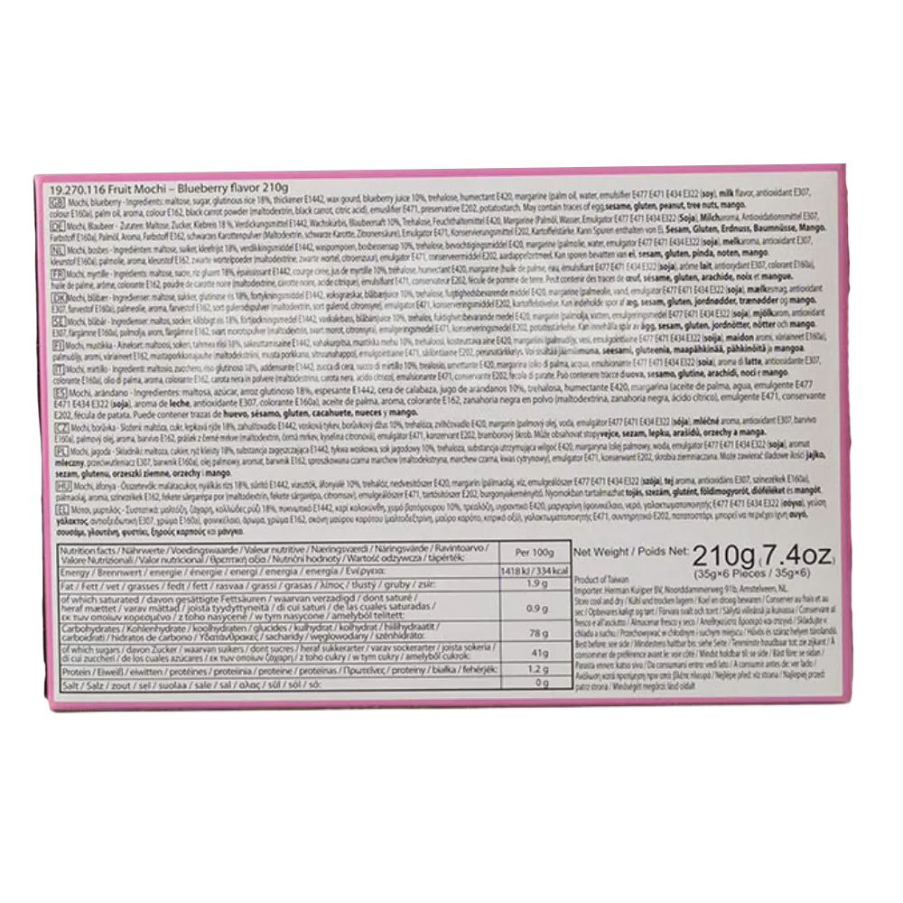 TW Q Fruit Mochi Bosbes 210G
